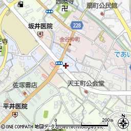 沢井米穀店周辺の地図