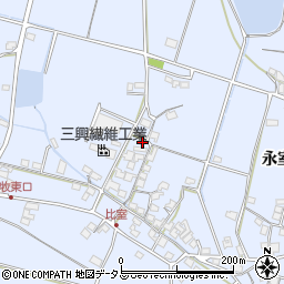 兵庫県加古川市志方町永室714周辺の地図