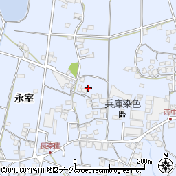 兵庫県加古川市志方町永室229周辺の地図