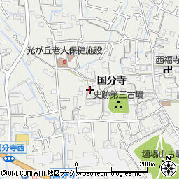 兵庫県姫路市御国野町国分寺347-1周辺の地図