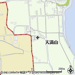 兵庫県揖保郡太子町天満山250周辺の地図