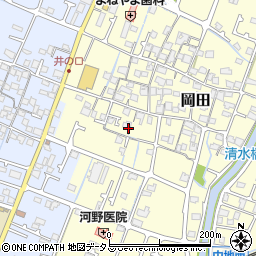 兵庫県姫路市岡田571周辺の地図