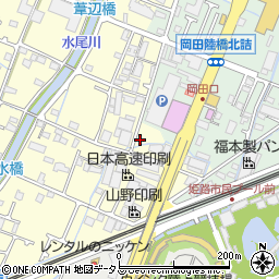 兵庫県姫路市岡田141周辺の地図