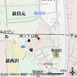 京都府京田辺市薪岸ノ下周辺の地図