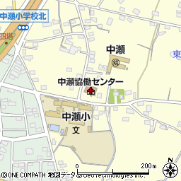 浜松市浜名区中瀬協働センター周辺の地図