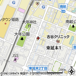 姫路予備校周辺の地図