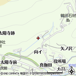 愛知県豊橋市石巻中山町太陽寺跡周辺の地図