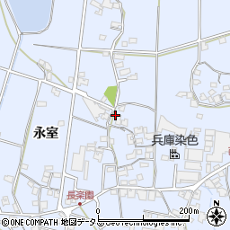 兵庫県加古川市志方町永室226周辺の地図