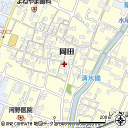 兵庫県姫路市岡田558周辺の地図