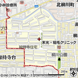大阪府高槻市南総持寺町周辺の地図