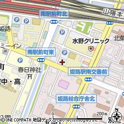 ベルコ姫路駅前ホール周辺の地図