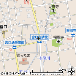 静岡県浜松市浜名区宮口1386-4周辺の地図