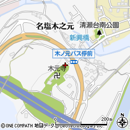 木の元八幡神社周辺の地図