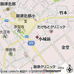 愛知県豊川市御津町広石小城前71-1周辺の地図