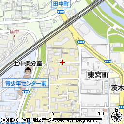 大阪府茨木市上泉町12周辺の地図