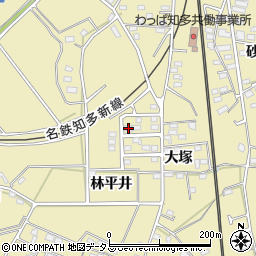 愛知県知多郡武豊町冨貴林平井191周辺の地図