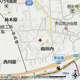 京都府城陽市市辺南垣内30周辺の地図