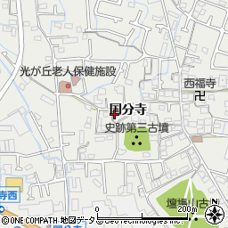 兵庫県姫路市御国野町国分寺345-14周辺の地図