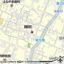 兵庫県姫路市岡田429周辺の地図