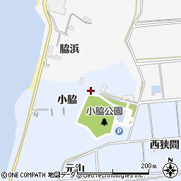 愛知県常滑市坂井小脇周辺の地図
