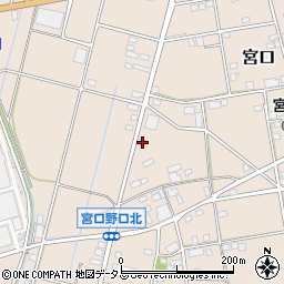 静岡県浜松市浜名区宮口1604-1周辺の地図