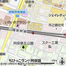 兵庫県姫路市市之郷周辺の地図
