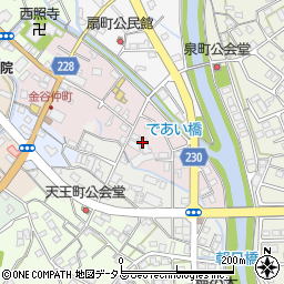 笠井材木店周辺の地図