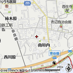 京都府城陽市市辺南垣内28周辺の地図