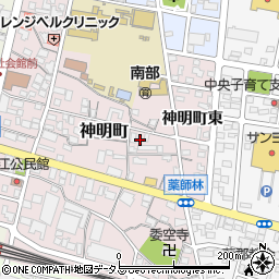 愛知県蒲郡市神明町15-2周辺の地図