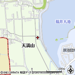 兵庫県揖保郡太子町天満山189-3周辺の地図