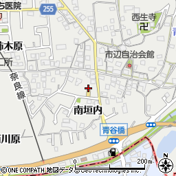 京都府城陽市市辺南垣内58周辺の地図