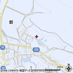 兵庫県加古川市平荘町磐425-1周辺の地図