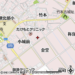 愛知県豊川市御津町広石金堂97周辺の地図