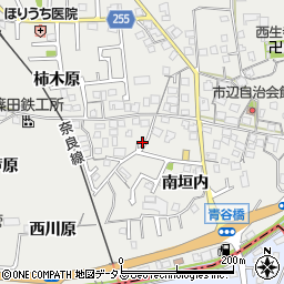 京都府城陽市市辺南垣内25周辺の地図