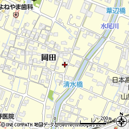 兵庫県姫路市岡田428周辺の地図
