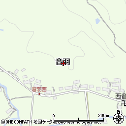 三重県伊賀市音羽周辺の地図