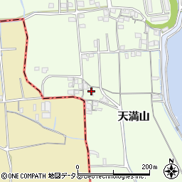 兵庫県揖保郡太子町天満山50周辺の地図