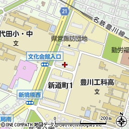 愛知県住宅供給公社諏訪住宅業務所周辺の地図