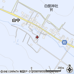 兵庫県加古川市志方町山中231-3周辺の地図