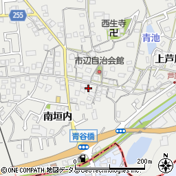 京都府城陽市市辺南垣内96周辺の地図