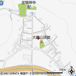 兵庫県たつの市揖保川町大門周辺の地図