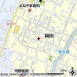 兵庫県姫路市岡田390周辺の地図