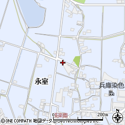 兵庫県加古川市志方町永室219周辺の地図