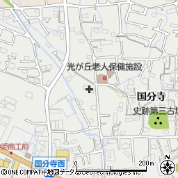 兵庫県姫路市御国野町国分寺191周辺の地図