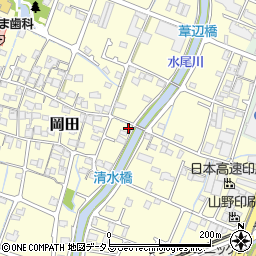 兵庫県姫路市岡田439周辺の地図