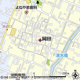 兵庫県姫路市岡田393周辺の地図