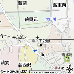 京都府京田辺市薪加賀ノ辻周辺の地図