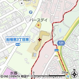 大阪府立箕面支援学校周辺の地図