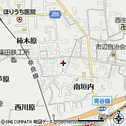 京都府城陽市市辺南垣内19周辺の地図
