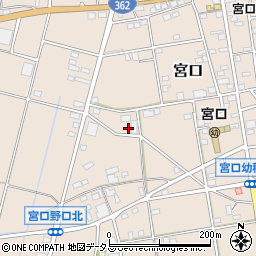静岡県浜松市浜名区宮口1574-1周辺の地図